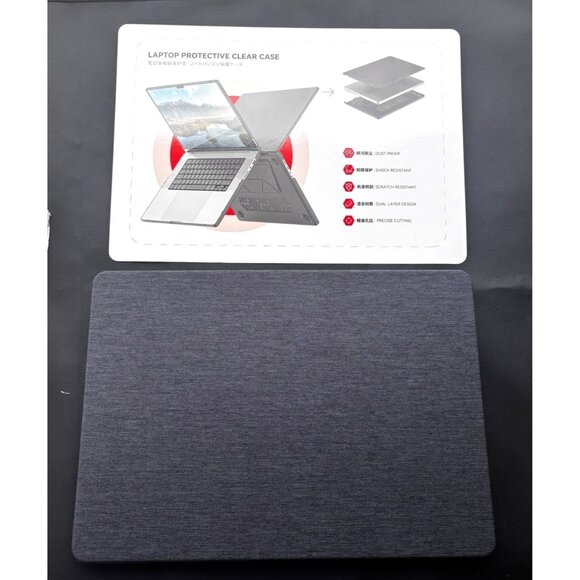 LaptopProtective Case With Vent Cutouts Shockproof Fits Macbook Air Laptops 15" - Picture 4 of 9